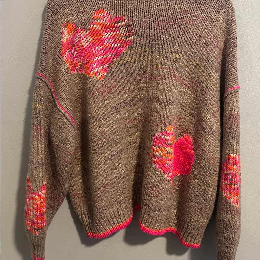 Daily Practice by Anthropologie Heart Cardigan size M/L - Picture 8 of 9